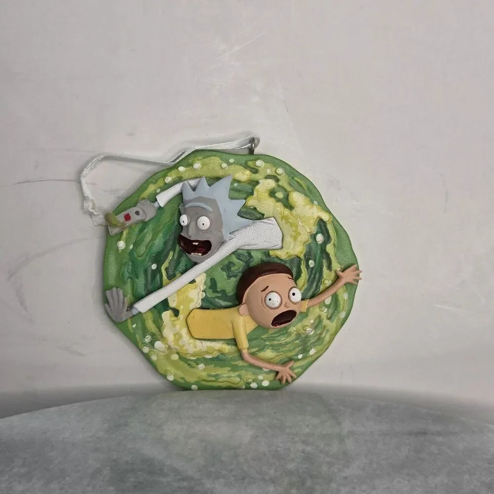 Hallmark Rick and Morty Christmas Ornament Adult Swim Cartoon Network Gift Boxed